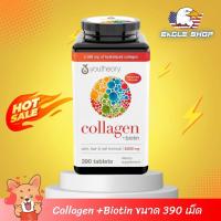 ราคา [Exp.01/2027] พร้อมส่ง✅ แท้ % Youtheory Collagen Plus Biotin 390 tablets เม็ด คอลลาเจน Youtheory Collagen 390 เม็ด (22039388791)