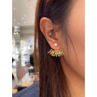 ราคา ต่างหูมุกตัวอักษร Dior (55151011455)