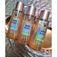 ราคา Victoria's Secret Warm and Cozy Pinkรุ่น : Shimmer ✨ Body Mist / 250 ml.กลิ่น : Vanilla & Sunburst Passion Fruit (4880036810)
