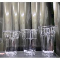 ราคา แก้วพลาสติกแข็ง GPPS ขนาด 16,22 ออนซ์ใส,ลาย(50ใบ) (6764859806)