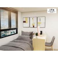 ราคา ทาทามิ 3.5 ฟุต พร้อมหัวเตียงและโต๊ะทำงาน (ขายยกชุด) (25360871639)