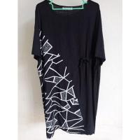 ราคา เดรส009อก52นิ้ว ผ้าลินินญี่ปุ่น สีดำ เดรสสาวอวบ เดรสคนอ้วน plus size ชุดแซก ชุดคลุมท้อง ชุดสีดำ (12042115397)