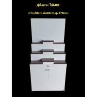 ราคา ตู้หิ้งพระ หิ้งพระสไตล์โมเดิร์น ตู้พระ ไม้MDFผิวกันน้ำ ขนาด80cm.ลึก40cm.สูง170cm. (22922751519)