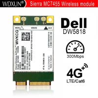 ราคา DW5818 WVKCG LTE 4G การ์ด Sierra ไร้สาย MC7455 mini PCI-E FDD-LTE 4G โมดูล Cat6 สําหรับแล็ปท็อป Dell การ์ด WWAN MDM9230 (57450765693)
