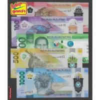 ราคา ธนบัตรชุด 5 ใบครบ ฟิลิปปินส์ PHILIPPINES 50-1000 เปโซ โพลิเมอร์ P-SET ชุดสัตว์ป่า สภาพใหม่ไม่ผ่านใช้ สีสวย แบงค์สะสม (41852300390)