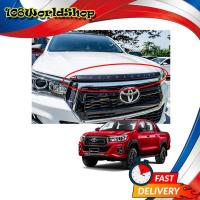 ราคา คิ้วขอบฝากระโปรงหน้า "REVOLUTION" โตโยต้า ไฮลัค รีโว้ ล็อคโค สี ดำด้าน , แดง Hilux Revo Rocco Toyota ปี2018-2019 (9333452027)