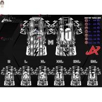 ราคา ราชาเต่า EP.2 เสื้อพิมพ์ลาย Zone A คอวีไขว้ ไหล่สโลป เสื้อบอล ฟุตบอล เสื้อกีฬา-สีดำ (26205335533)