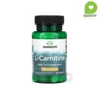 ราคา Swanson, L-Carnitine, 500 mg, 30 Tablets (41301383226)