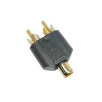 ราคา 1ชิ้น แจ็ค RCA ท้ายปลั๊ก RCA 2 หัว,แจ็คแปลงสัญญาณเสียง, J RCA ท้าย P RCAx2 (27910521938)