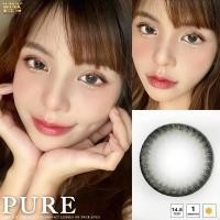 ราคา สุดปัง มีค่าสายตา Wink Pure Gray Brown สายตาปกติ และ สายตาสั้น 0.00-10.00 เลนส์นิ่ม คอนแทคเลนส์ ตาโต ลายฮิต Tiktok (28874813811)