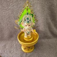 ราคา อ่างดินเผาพร้อมขาตั้ง (ได้3ชิ้นไม่รวมพระพิฆเนศ) วางพระพิฆเนศ พระแม่โพสพ พระพญานาค ตกแต่งบ้าน (29353699600)