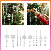 ราคา [โคลแวร์2] คริสต์มาสเกล็ดหิมะน้ําแข็งจําลองแขวนตกแต่งต้นคริสต์มาสสําหรับ (43876474231)