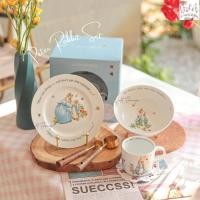 ราคา Violet Flamingo เซ็ตจานชามและแก้วมัค Peter Rabbit เซ็ต 3 ชิ้น (มีกล่องของขวัญ) (25569968891)
