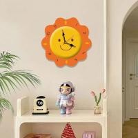 ราคา นาฬิกาแขวนการ์ตูนห้องนั่งเล่นสร้างสรรค์นาฬิกาน่ารักตกแต่งบ้านห้องเด็กห้องนอนนาฬิกาแขวนเงียบ (28165476353)