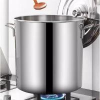 ราคา หม้อสตูว์สแตนเลสทรงสูง หม้อสแตนเลสแท้ หม้อต้มน้ำท่อม 40/45/50/60CM ซม (42451429465)