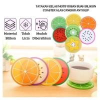 ราคา MT FRUIT MOTIF COASTER ซิลิโคน Trivet Mat ทนความร้อน Anti-Slip ซิลิโคน Coaster (40571540234)