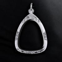 ราคา SSNPกรอบพระเงินแท้92.5%ทรงพระปิดตาแบบหน้าเรียบ(กรอบพับหลังไม่ใช่ตลับ) (29070156558)