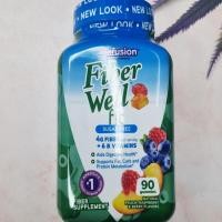 ราคา [Vitafusion®] Fiber Well Fit Vitamins Sugar Free, Natural Peach, Raspberry & Berry, 90 Gummies ไฟเบอร์ แบบเม็ดเคี้ยว (22742266638)