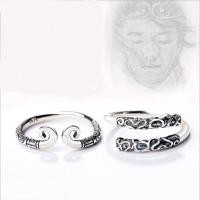 ราคา แฟชั่น Black Myth Wukong เครื่องประดับ Golden Hoops เปิดแหวนคู่แหวน Love You 10000 ปี (24492150476)