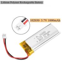 ราคา 102050 แบตเตอรี่ลิเธียมโพลิเมอร์แบบชาร์จได้ 3.7V 1000mah สำหรับ MP3 GPS ปากกาบันทึก POS เครื่องมือ, (47351256366)
