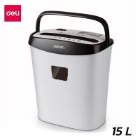 ราคา Deli เครื่องย่อยกระดาษ เครื่องทำลายเอกสารขนาด A4 เครื่องขนาดขนาด 12/15 ลิตร ใส่พร้อมกันได้ 5-6 แผ่น Paper Shredder (21142461676)