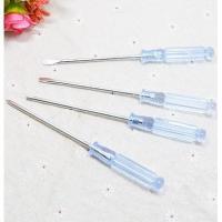 ราคา ไขควงตอก [4] ไขควงขนาดเล็ก ปากแฉก ลบ ด้ามใส (25722517129)