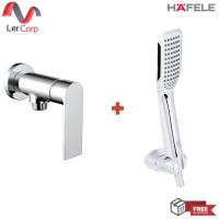 ราคา (Hafele) ก๊อกเดี่ยวยืนอาบแบบติดผนัง NECKAR + ชุดฝักบัว 1 ระดับ (495.61.111+495.60.633) (25362605883)