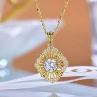 ราคา สินค้าใหม่สุดสวย!จี้ Moissan จี้พระราชวังย้อนยุคคลาสสิก!925เงินชุบทอง ไซโก้ งานชุบหนา!ไฟ Moissan กร (25988882350)