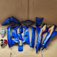 ราคา ชุดสี wave100s สีน้ำเงินล้วน ติดลาย ปี2002 เฟรมรถ เวฟ110s ยกชุด13ชิ้น พร้อมไฟหน้า ไฟท้าย รวม15ชิ้น (22568125296)