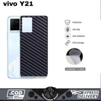 ราคา GARSKIN คาร์บอนสีดํา VIVO Y21 Y21T Y21S Y33S Y33T Y21A Y53S Y51A V21 4G V21 5G X70 PRO X60 X60 PRO SKIN PROTECTOR BLACK (40022727817)