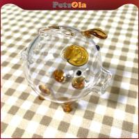 ราคา สัตว์เลี้ยงแก้วใสหมูกระปุกออมสินเครื่องประดับเงินประหยัดธนาคารการจัดเก็บขวดประหยัดกล่องเงินหมูใสกระปุกออมสินตกแต่งโต๊ะ (40675555279)