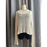 ราคา เสื้อไหมพรมถักถักถักมือ2(จุดเล็กๆที่มือ) (24785975289)