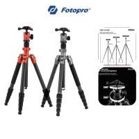 ราคา Fotopro Sherpa plus max ขาตั้งกล้องคาร์บอนไฟเบอร์, ขาตั้งกล้องน้ําหนักเบาขนาดกะทัดรัดสําหรับกล้อง DSLR, ขาตั้งกล้องพร้อม Ballhead Quick Release แผ่นกระเป๋า, พร้อม Monopod ที่ถอดออกได้ (27780769347)