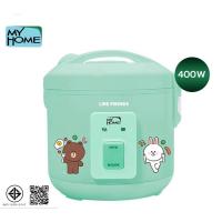 ราคา หม้อหุงข้าว My Home รุ่น A101T : Green ความจุ 1 ลิตร Line Friend น้องหมีBrown&กระต่ายCony ของแท้ มอก. (24261730168)