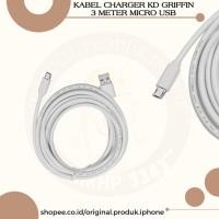 ราคา ต้นฉบับ 3 เมตร MICRO USB KD GRIFFIN สายชาร์จ USB (43505820812)