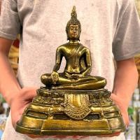 ราคา หลวงพ่อโต วัดบางพลีใหญ่ใน หน้าตัก 5 นิ้ว สีทองโบราณ เป็นพระพุทธรูปตั้งแต่สมัยสุโขทัย อยู่คู่บ้านคู่เมืองศักดิ์สิทธิ์ยิ่ง (23505713997)