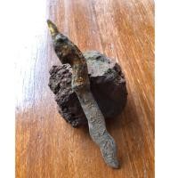 ราคา กริชพญานาคของเก่าแก่หายาก เนื้อทองเหลืองโบราณ (7914105702)