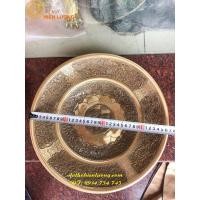 ราคา ถาดพรสีโบราณ 37ซม. - จานผลไม้ (รุ่นใหม่) (45101561909)