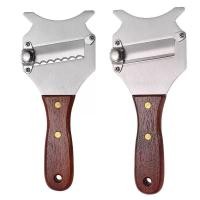 ราคา เครื่องตัดเห็ดทรัฟเฟิลเครื่องโกนหนวดชีสช็อคโกแลตสแตนเลสเครื่องขูดดัดด้วยใบมีดเรียบแบบปรับได้และด้ามไม้ (49150106257)