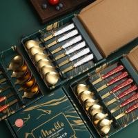 ราคา ช้อนหินอ่อน 1 ชุด มี 6 ชิ้น / กล่อง ชุดของขวัญ ขัดขวาง ช้อนโต๊ะซัลตัน (24545696864)