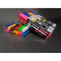 ราคา TEX-713 ปากกาไวท์บอร์ดสีสะท้อนแสง ลบได้ (เซท12สี) (18794610256)