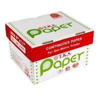 ราคา T.K.S. กระดาษต่อเนื่อง ไม่มีเส้น ขนาด 9x11 นิ้ว 1 ชั้น (17620209921)