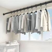 ราคา ราวแขวนผ้าแบบไม่ต้องเจาะ ราวแขวนผ้าแบบยืดหดได้ ราวแขวนผ้าสำหรับห้องน้ำ ราวแขวนผ้าสแตนเลสแบบยืดหดได้ (24894349620)