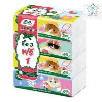ราคา zilk by cellox facial tissue ซิลค์ กระดาษเช็ดหน้า ซอฟท์แพ็ค 140 แผ่น x 4 (41803037028)