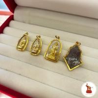 ราคา จี้ท้าวเวสสุวรรณ เลี่ยมทองกรอบทองแท้ 90 (เนื้อทอง 75%) กันน้ำ มีใบรับประกัน (5818003388)