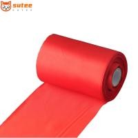 ราคา Sutee ริบบิ้นผ้าซาติน ขนาดใหญ่ 4 นิ้ว สีแดง (23560729829)