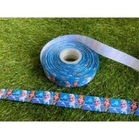 ราคา ริบบิ้นผ้าพิมพ์ลายการ์ตูน เอลซ่าอันนา กว้าง22m (6741555477)