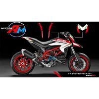 ราคา (Mr.AM) ชุดสติ๊กเกอร์ [เกรด Premium] Ducati Hypermotard 821/939/950 (DUCATI W-R-G) (41257787641)