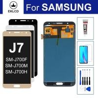 ราคา จอแสดงผล LCD สําหรับ Samsung Galaxy J7 2015 J700 J700F J700H/DS J700M J7 duos Touch Screen Digitizer Assembly (25185505899)