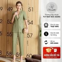 ราคา กางเกงทรงสอบ HeraDG มีกระเป๋าเฉียง 2 ช่อง ผลิตจากผ้าลินินคุณภาพสูง STBB3013Q (25727941381)